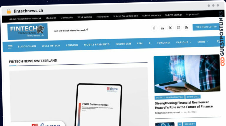 Publish Guest Post on fintechnews.ch