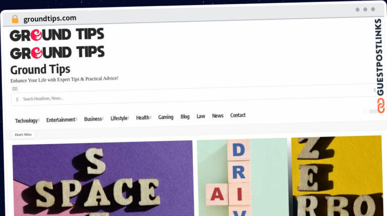 Publish Guest Post on groundtips.com