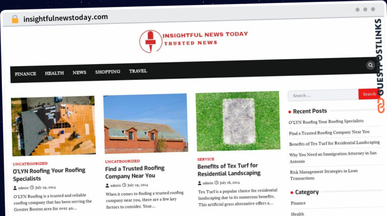 Publish Guest Post on insightfulnewstoday.com