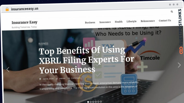 Publish Guest Post on insuranceeasy.us