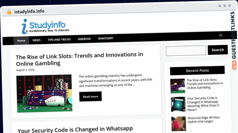 Publish Guest Post on istudyinfo.info