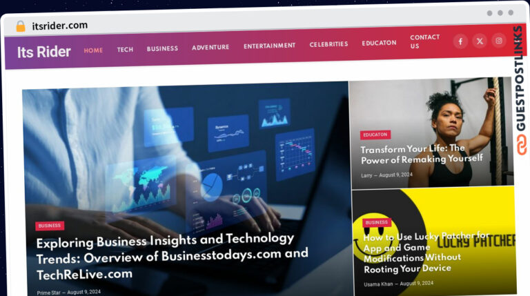 Publish Guest Post on itsrider.com