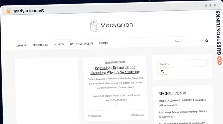 Publish Guest Post on madyariran.net