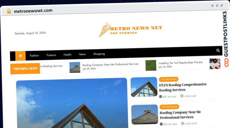Publish Guest Post on metronewsnet.com