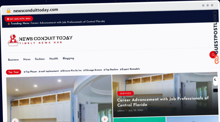 Publish Guest Post on newsconduittoday.com