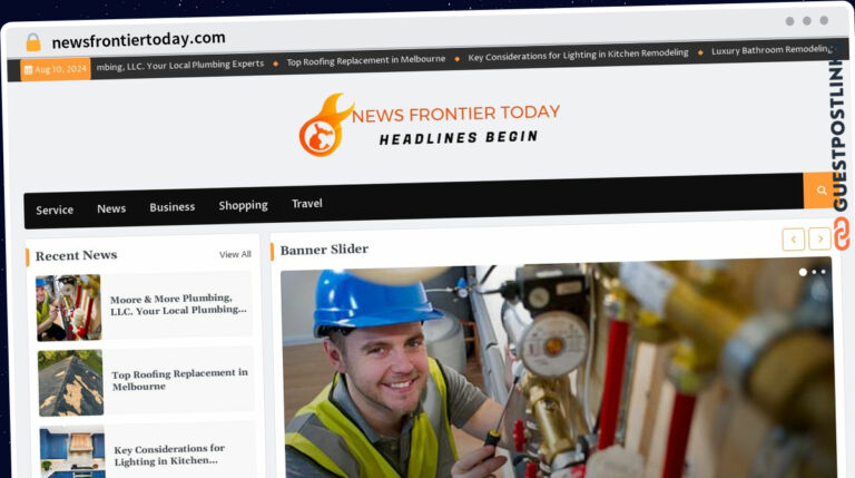 Publish Guest Post on newsfrontiertoday.com
