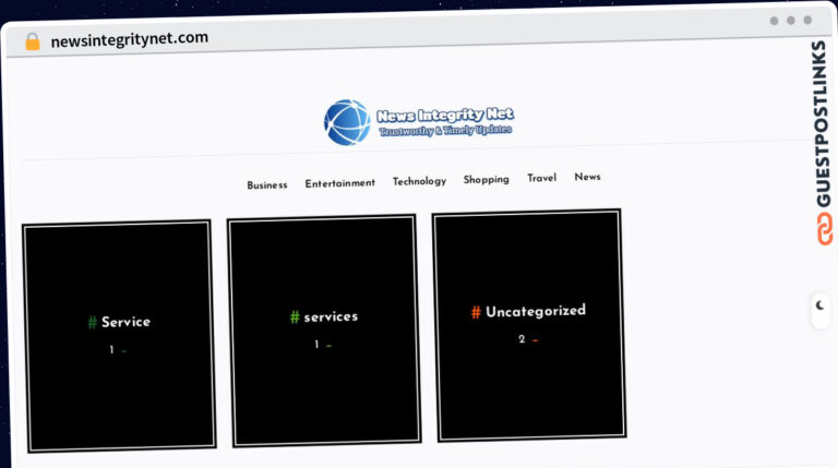 Publish Guest Post on newsintegritynet.com