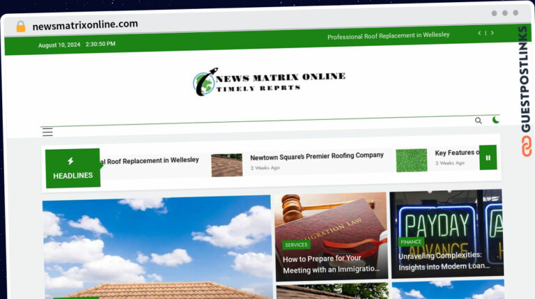 Publish Guest Post on newsmatrixonline.com