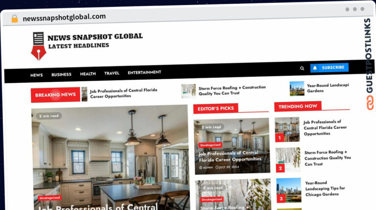 Publish Guest Post on newssnapshotglobal.com