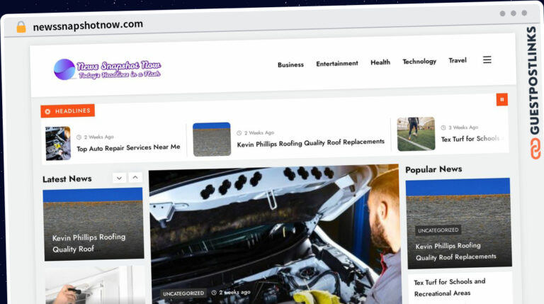 Publish Guest Post on newssnapshotnow.com