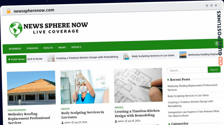 Publish Guest Post on newsspherenow.com