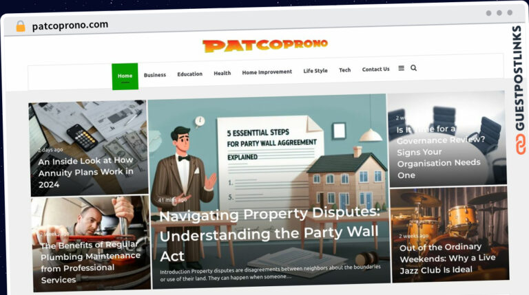 Publish Guest Post on patcoprono.com