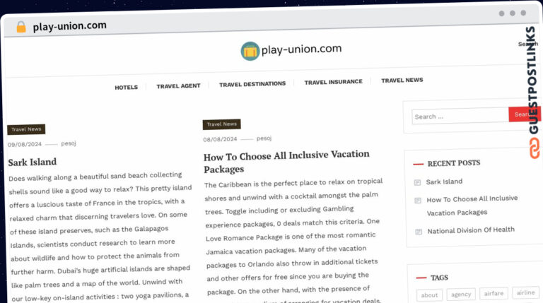 Publish Guest Post on play-union.com