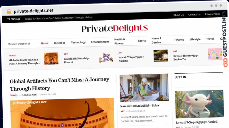 Publish Guest Post on private-delights.net