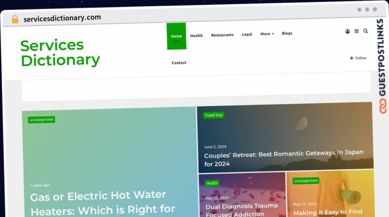 Publish Guest Post on servicesdictionary.com