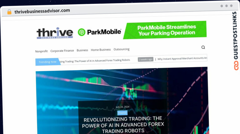 Publish Guest Post on thrivebusinessadvisor.com