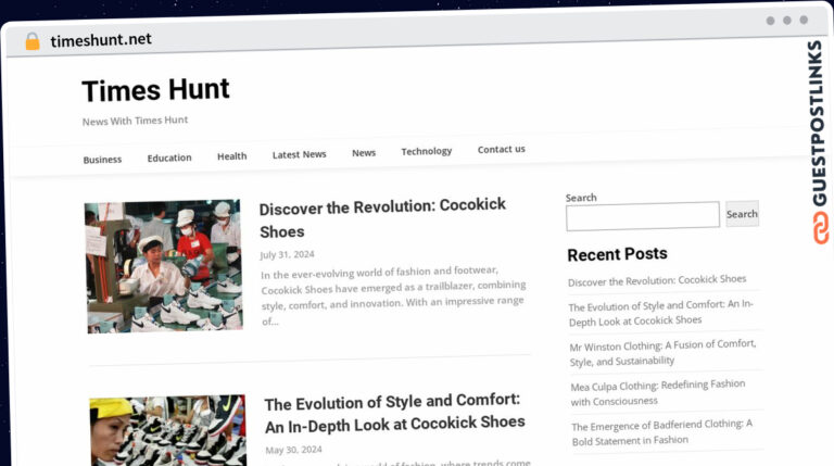 Publish Guest Post on timeshunt.net