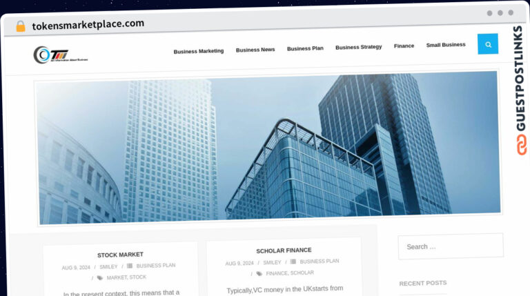 Publish Guest Post on tokensmarketplace.com
