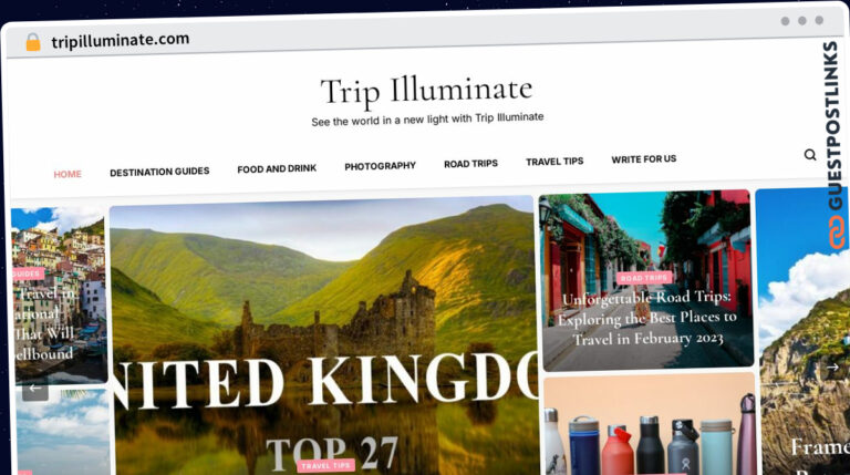 Publish Guest Post on tripilluminate.com