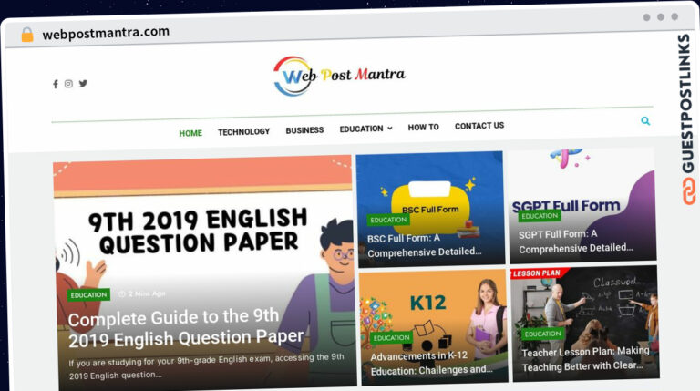 Publish Guest Post on webpostmantra.com