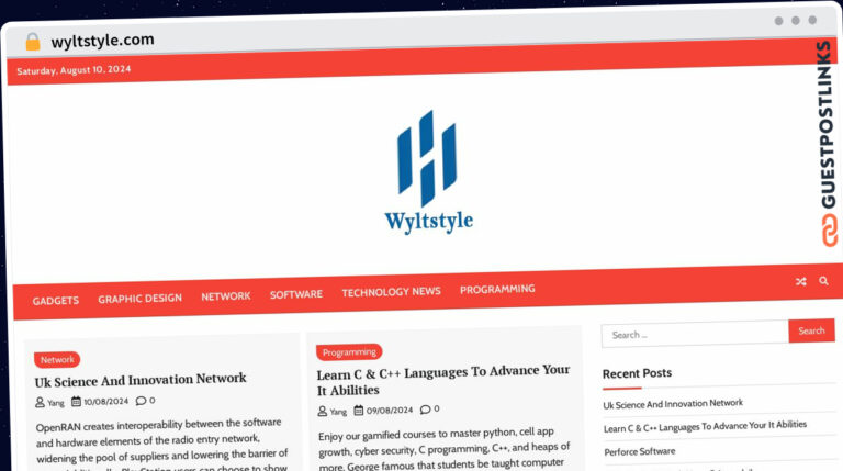 Publish Guest Post on wyltstyle.com
