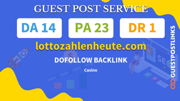 Buy Guest Post on lottozahlenheute.com