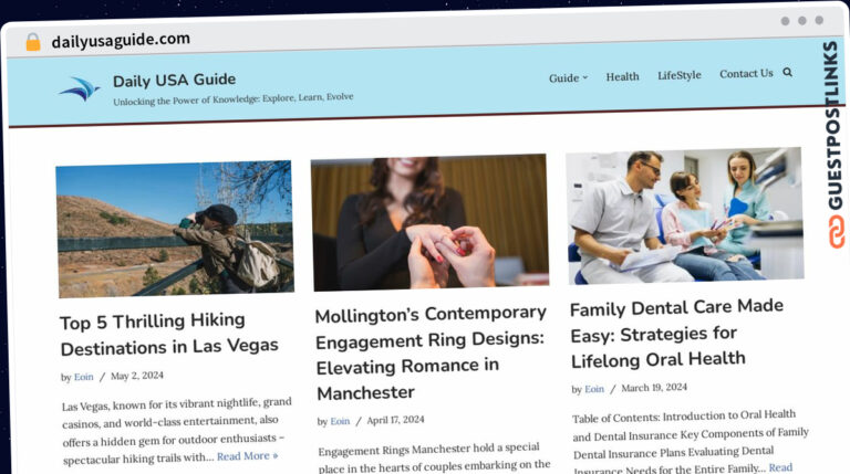 Publish Guest Post on dailyusaguide.com