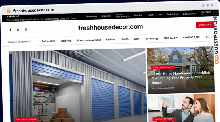 Publish Guest Post on freshhousedecor.com