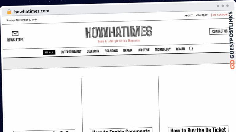 Publish Guest Post on howhatimes.com