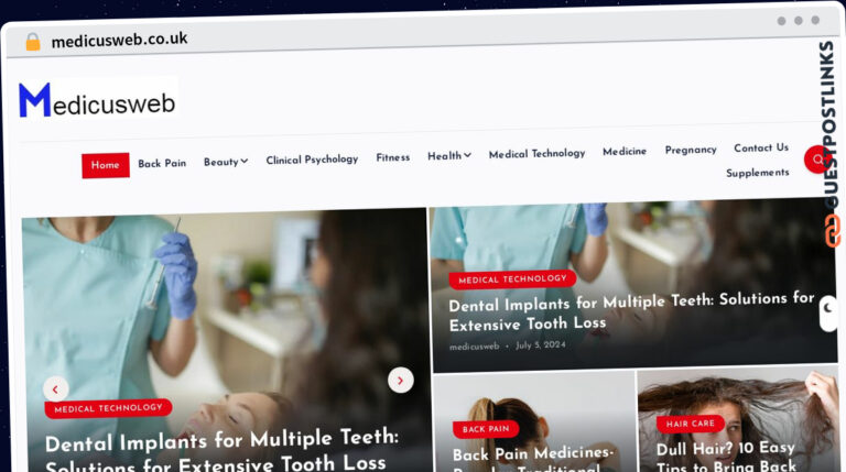 Publish Guest Post on medicusweb.co.uk