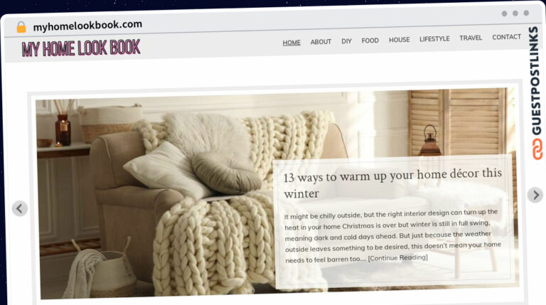 Publish Guest Post on myhomelookbook.com