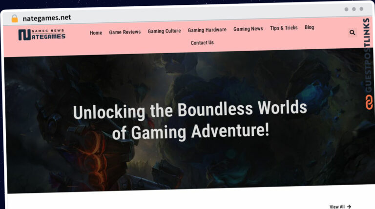 Publish Guest Post on nategames.net