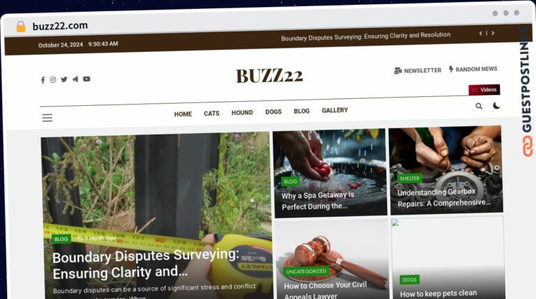 Publish Guest Post on buzz22.com