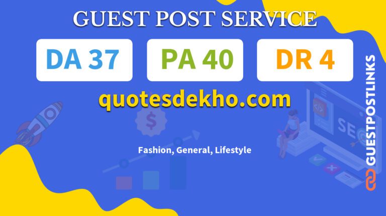 Buy Guest Post on quotesdekho.com