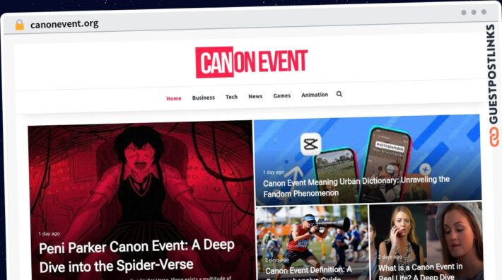 Publish Guest Post on canonevent.org