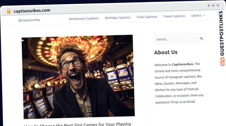 Publish Guest Post on captionsvibes.com