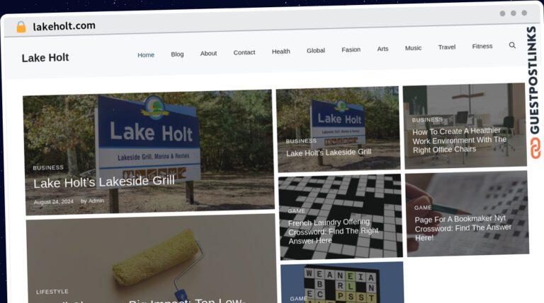 Publish Guest Post on lakeholt.com