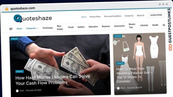 Publish Guest Post on quoteshaze.com