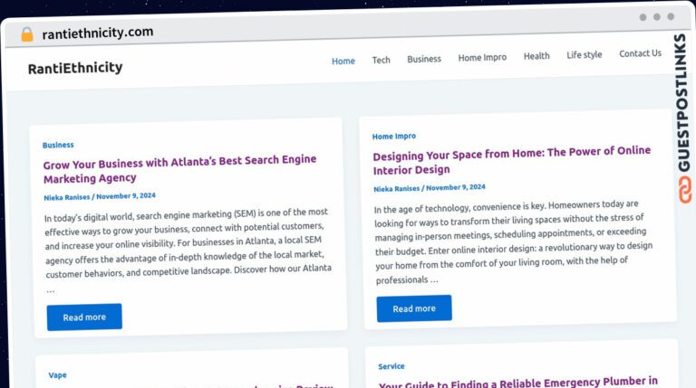 Publish Guest Post on rantiethnicity.com