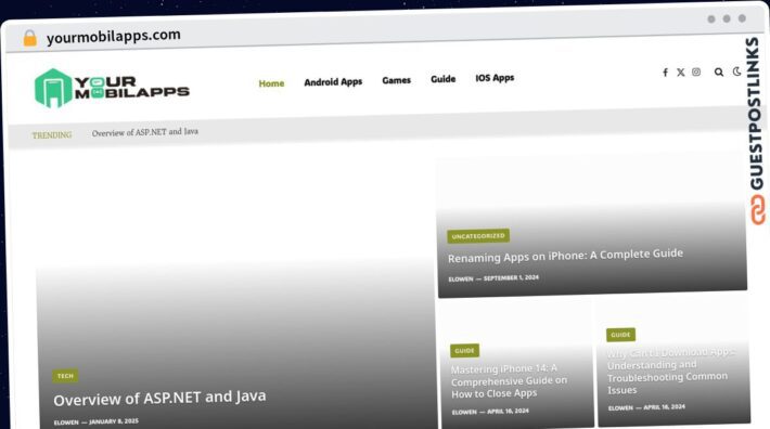 Publish Guest Post on yourmobilapps.com