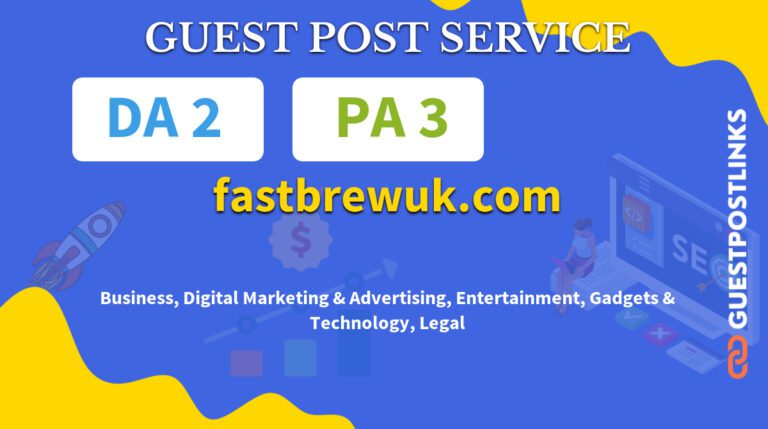 Buy Guest Post on fastbrewuk.com