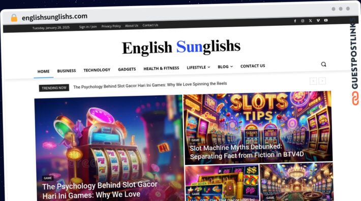 Publish Guest Post on englishsunglishs.com