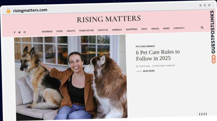 Publish Guest Post on risingmatters.com