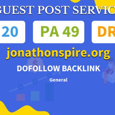 Buy Guest Post on jonathonspire.org