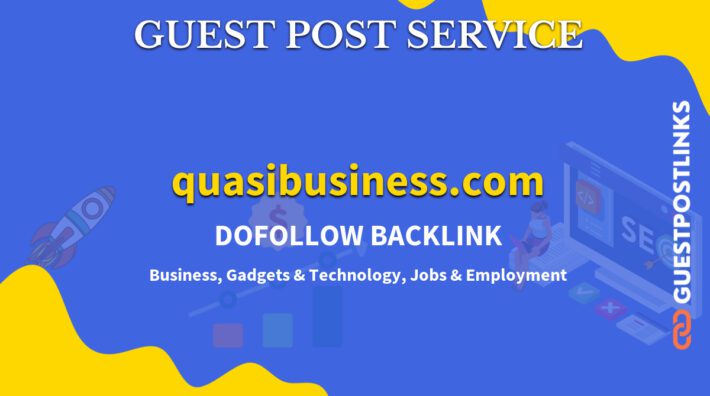 Buy Guest Post on quasibusiness.com