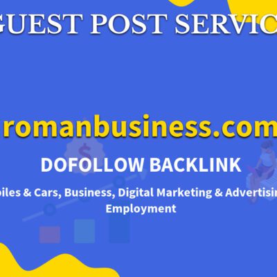 Buy Guest Post on romanbusiness.com