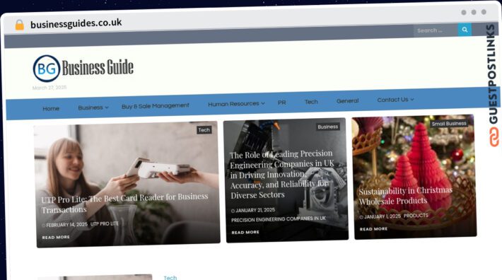 Publish Guest Post on businessguides.co.uk