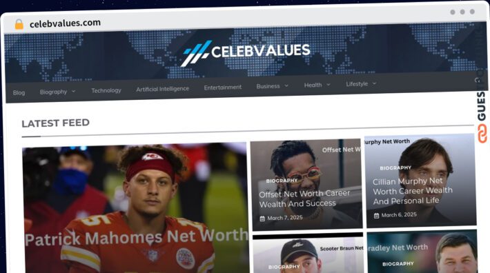 Publish Guest Post on celebvalues.com