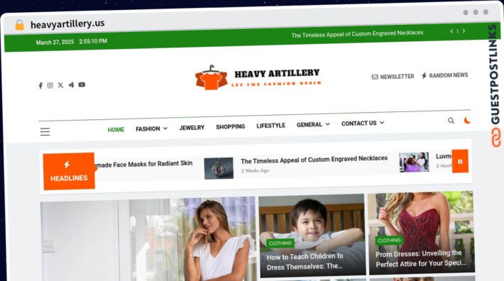 Publish Guest Post on heavyartillery.us