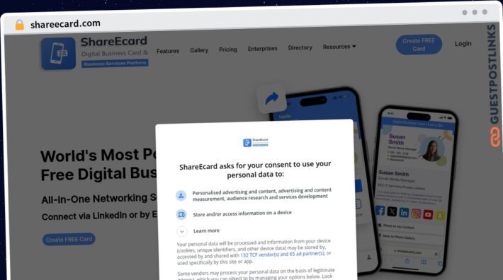 Publish Guest Post on shareecard.com